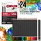 U.S. Art Supply 162-Piece Mega Wood Box Artist Kit with Painting, Drawing & Art Supplies for Adults - 24 Each (Watercolors, Oil Pastels, Pencils), 60 Crayons & 2 Brushes - Art Kit for Adults, Gift Set